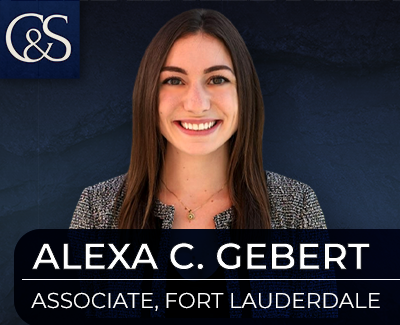 Conrad & Scherer Announces Alexa C. Gebert as Associate - Conrad ...